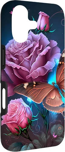 Miniatura 3 de Family Butterfly Rose Flower Firefly PC Case for iPhone 17