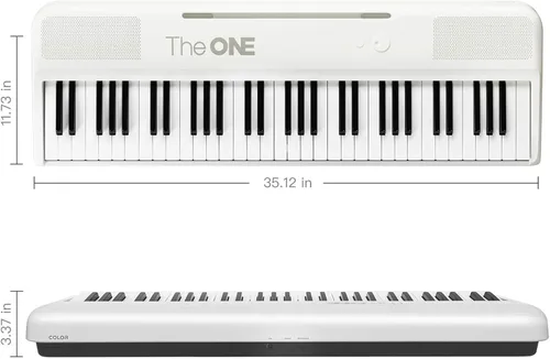 Miniatura 9 de The ONE Teclado inteligente COLOR 61 teclas iluminadas, piano eléctrico para principiantes con 256 tonos, 64 polifonía, luces LED integradas