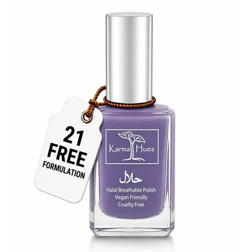 Miniatura 15 de Karma Naturals - Esmalte de uñas Halal certificado – transpirable y permeable al agua, apto para Wudu (Aabidah)