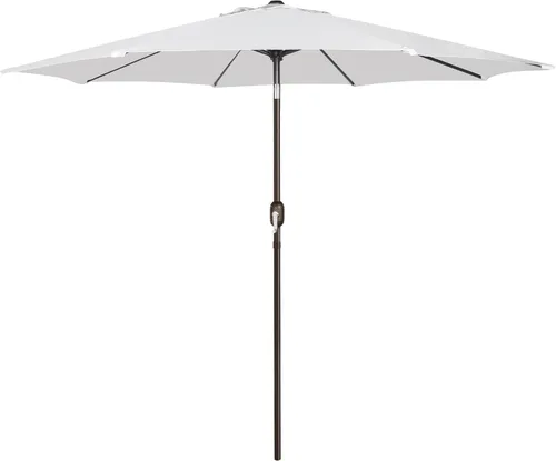 Miniatura 19 de Blissun - Sombrilla de aluminio para patio al aire libre de 9 pies, sombrilla de mesa para exteriores, sombrilla de jardín, sombrilla de mercado