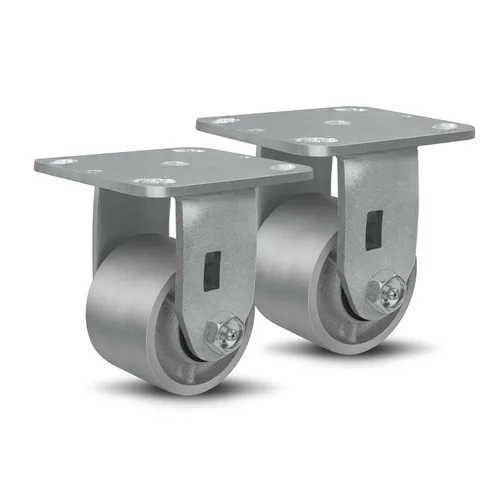 Miniatura 39 de Ruedas giratorias de 4 x 2 pulgadas, ruedas industriales resistentes, ruedas giratorias con rodamiento de rodillos - Ruedas de hierro fundido