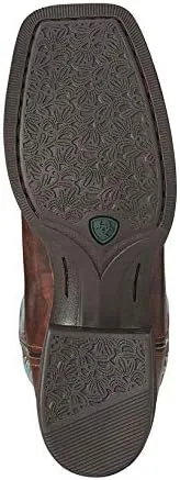Miniatura 3 de Ariat Botas occidentales redondas con punta cuadrada ancha para mujer
