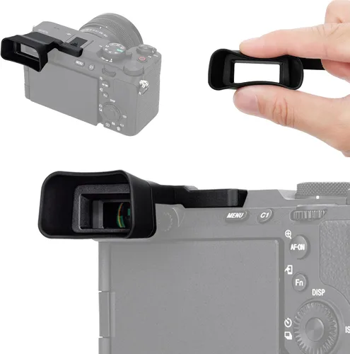 Miniatura 9 de Visor de cámara de silicona suave para Sony A7C Alpha 7C (ILCE7CL/S) Protector de copa ocular (no compatible con A7C II, A7CR)
