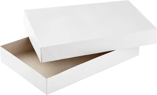 Miniatura 6 de Hallmark Cajas de regalo XL de 17 pulgadas con tapas (12 cajas de bata blanca, blancas) para cumpleaños, graduaciones, Navidad, bodas, despedidas