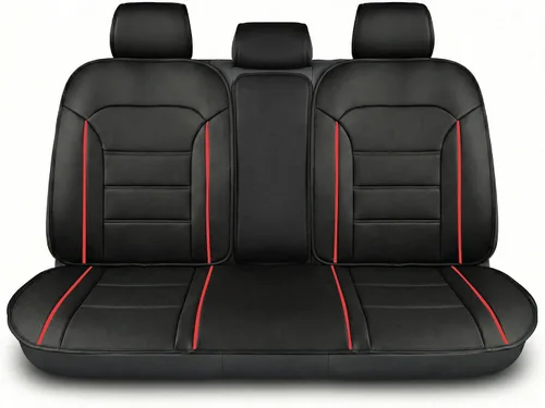 Miniatura 12 de Cojín de asiento delantero FH GROUP PU25BROWN12 marrón ultra comodidad (airbag compatible), Negro