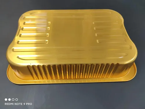Miniatura 4 de Sartenes de papel de aluminio de SuiXinCook con tapas, 10 unidades, resistentes, 2 libras, sartén pequeña de papel de aluminio de 8.5"×6