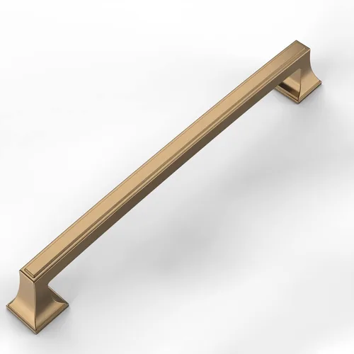 Miniatura 27 de Amerdeco ZH0010 - Paquete de 10 tiradores de gabinete de níquel satinado cepillado de 3 pulgadas (2.992 in) con agujero central para gabinetes