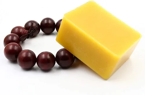 Miniatura 2 de TooGet Bloques de cera de abeja amarilla pura, barras de cera de abeja 100% natural, triple filtrado, calidad premium, grado cosmético, 14 onzas