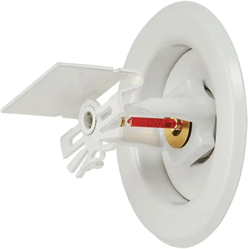 Miniatura 2 de Metal Magery IPS - Placa de cabeza de escudo para aspersor de incendios, 2 piezas, anillo blanco de 1/2 pulgada, paquete de 6