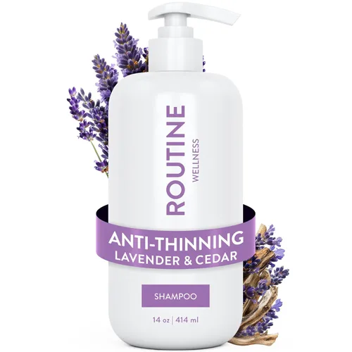 Miniatura 23 de Routine Wellness Champú voluminizador antiadelgazante para adelgazar el cabello y la pérdida de cabello – Aumenta tu confianza con bloqueadores