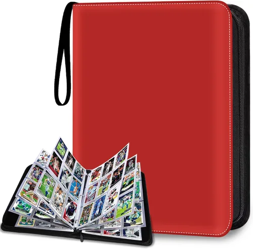 Miniatura 9 de Carpeta de Álbum de Tarjetas Coleccionables de 900 Bolsillos, Carpeta de Tarjetas de Béisbol con Fundas, Álbum Coleccionable para Tarjetas