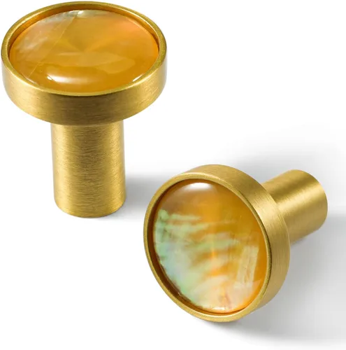 Paquete de 1 perillas de gabinete de conchas naturales, pomos para cajones, ganchos para colgar, muebles de latón, aparador, cocina, tiradores de