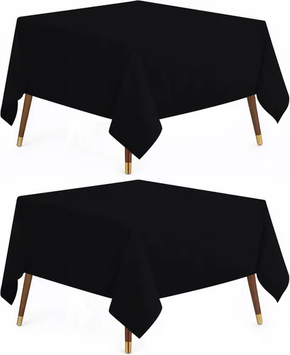 Miniatura 32 de Utopia Kitchen Mantel rectangular, 1 paquete, mantel lavable a máquina, mantel de poliéster para comedor, fiestas de bufé, pícnics, eventos, bodas