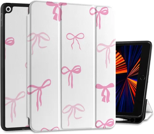 Miniatura 17 de DONGKE Funda compatible con iPad de 10.2 pulgadas 2021 2020 2019 iPad de 9ª/8ª/7ª generación con soporte para lápices, funda protectora delgada