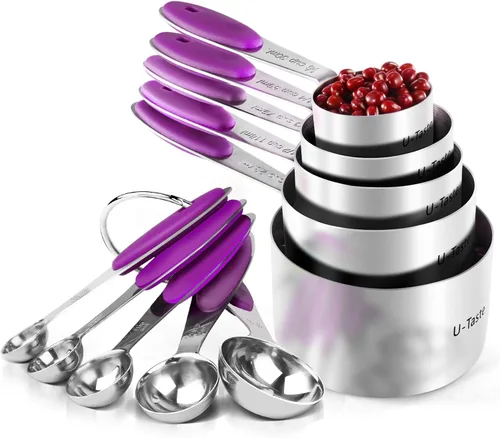 Miniatura 12 de U-Taste - Juego de tazas y cucharas medidoras Multicolores