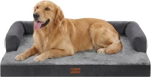 Miniatura 61 de Camas Ortopédicas para Perros de Tamaño Grande, Espuma de Celdas Impermeables tipo Huevera, Camas tipo Sofá para Perros Medianos para Jaula 35x22