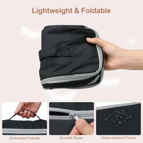 Miniatura 5 de Cambond Travel Underwear Organizer Bag - 4-in-1 Double Layer Lightweight Bra Organizer, Portable Expandable Compression Packing Cubes Travel Packing