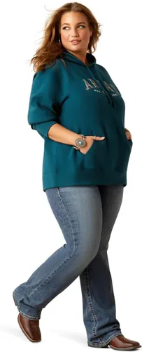 Miniatura 3 de Ariat Sudadera con capucha para mujer, Azul Marino Eclipse