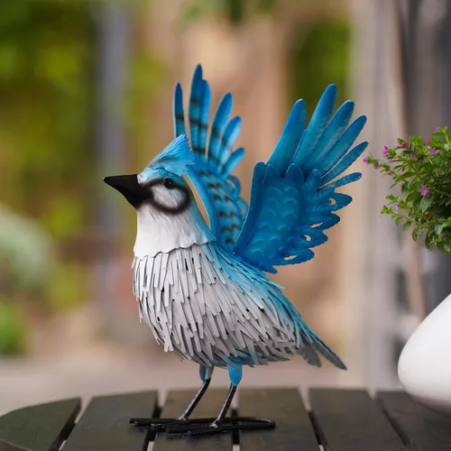 Miniatura 10 de Nacome Decoración de jardín de colibrí: esculturas resistentes a la intemperie con estacas, adornos fáciles de montar para interiores y exteriores