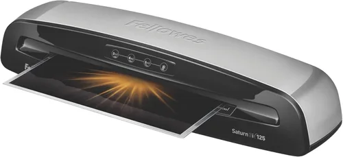 Miniatura 2 de Fellowes Saturn 3i 125 Máquina laminadora térmica con kit de inicio de bolsa de laminación autoadhesiva, bolsas de laminación térmica de 12.5