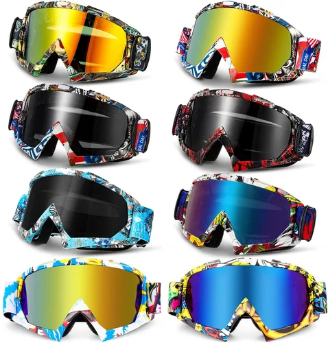 Dunzy Gafas de motocross para motocicleta, ATV, motocross, para adultos, hombres y mujeres