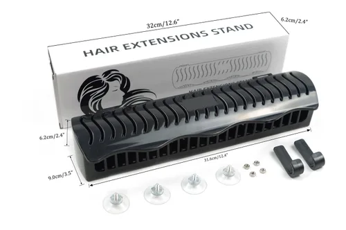 Miniatura 2 de 4 modos de instalación para extensiones de cabello utilizadas en múltiples ocasiones de trabajo, soporte de extensiones de cabello para peinar