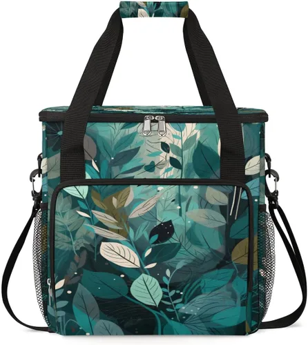 Miniatura 31 de Bolsa de transporte con diseño de acuarela para cafetera de granos de café, bolsa tote de almacenamiento y viaje para café, compatible con cafetera
