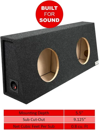 Miniatura 3 de Bbox Dual - Caja de subwoofer sellada de 10 pulgadas - Cajas de subwoofer y carcasas para automóvil - Caja de subwoofer premium que mejora