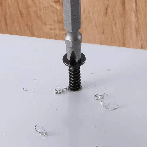 Miniatura 7 de Tornillos de chapa metálica #8 x 3/4 pulgadas, 100 unidades de acero inoxidable 410 tornillos autorroscantes rápidos de acero inoxidable 410