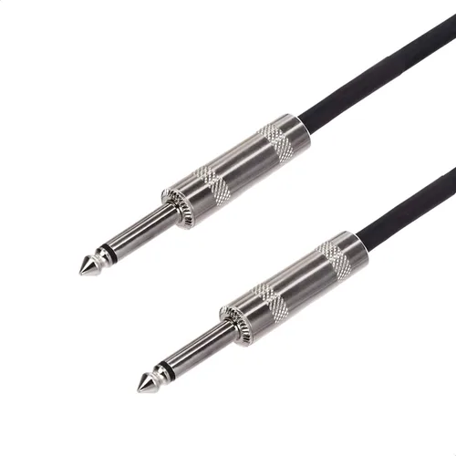 Miniatura 2 de Amazon Basics TS - Cable recto para instrumentos de 1/4 de pulgada para guitarra eléctrica, bajo y teclado con blindaje antiruido, 10 pies