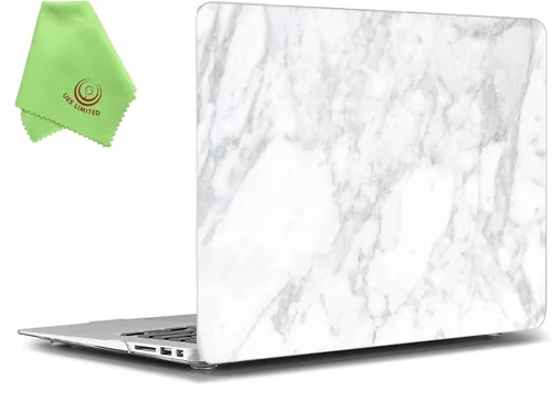 Miniatura 32 de Carcasa para MacBook Air de 13 pulgadas, UESWILL, carcasa rígida mate de tacto suave para MacBook Air de 13 pulgadas (Modelo A1466 / A1369) de Negro