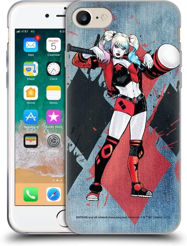 Miniatura 71 de Head Case Designs Funda de gel suave con licencia oficial de Batman DC Comics Love Hate Joker Harley Quinn Graphics [protección de grado militar]