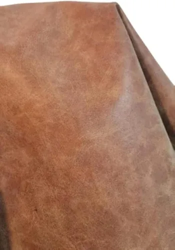 Miniatura 34 de NAT Leathers Café Nubuck Pulido Suave Piel Sintética Vegana de Poliuretano Aprobada por Peta 1 Yarda (91 cm de Largo x 137 cm de Ancho) Piel