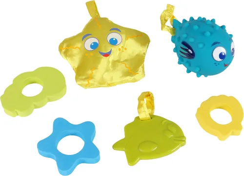 Miniatura 3 de Swimways Primavera Flotador Sun Canopy Incluye 5 ata juguetes para bebés y reutilizable bolsa de transporte