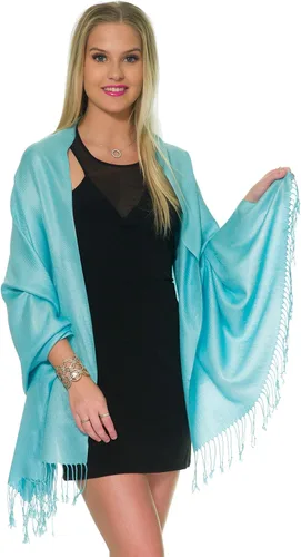 Miniatura 9 de Pashminas, chales y mantones para usar con vestidos de noche y en bodas, grandes y suaves