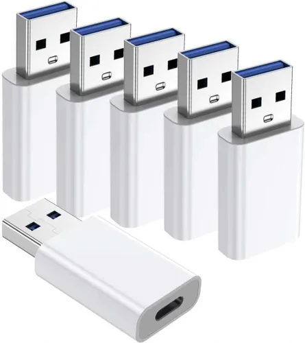 Miniatura 8 de Adaptador USB a USB C para iPhone 17/16/15, adaptador USB C hembra a USB macho, cargador convertidor tipo C para Apple Watch, AirPods 3, coche