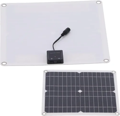 Miniatura 7 de Panel solar, tablero cargador de panel de célula solar de 15W 18V, impermeable IP65