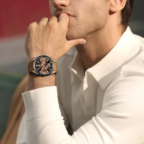 Miniatura 2 de BY BENYAR Reloj de pulsera para hombre Tienda analógico, relojes para hombre, negocios, trabajo, impermeable, cronógrafo, para hombre, moda