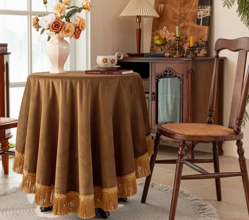 Miniatura 15 de F-CHU Manteles cuadrados pequeños de 36 x 36 pulgadas, mantel redondo pequeño de terciopelo color negro sólido para mesita de noche, mesita