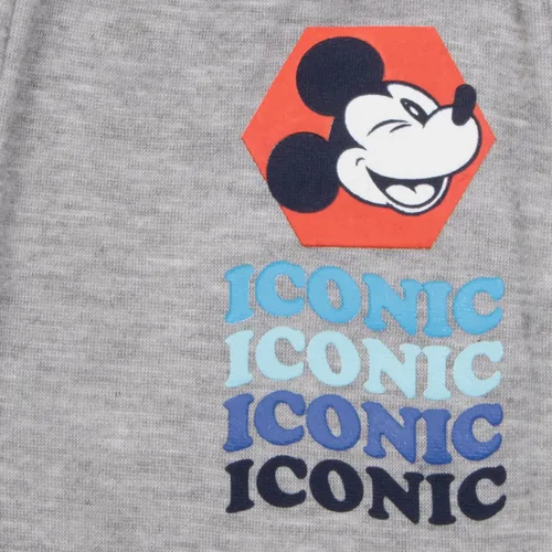 Miniatura 8 de Disney Mickey Mouse - Conjunto de 3 piezas para niños, camiseta de manga corta, camiseta de manga larga y pantalones deportivos, paquete de 3