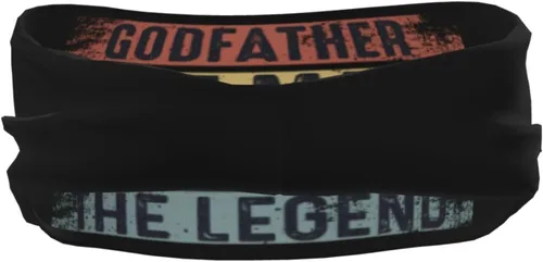 Miniatura 5 de Godfather The Man The Myth The Legend- Headband for Men Women Sports Sweatband for Fitness Exercise Moisture Wicking Running Yoga Hairbands
