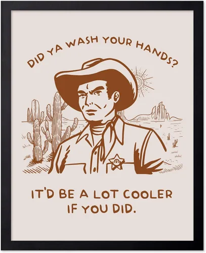 Miniatura 71 de Poster Master Póster de You've Yeed Your Last Haw - Impresión retro de vaquero marrón - Arte occidental - Arte moderno - Arte del salvaje oeste