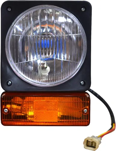 Miniatura 2 de Retroexcavadoras Cargadoras Faro JCB Piezas Montaje Ámbar/Transparente Lente faro con bombillas de 12 V Compatible para JCB 2CX 3C 3XC 4CX
