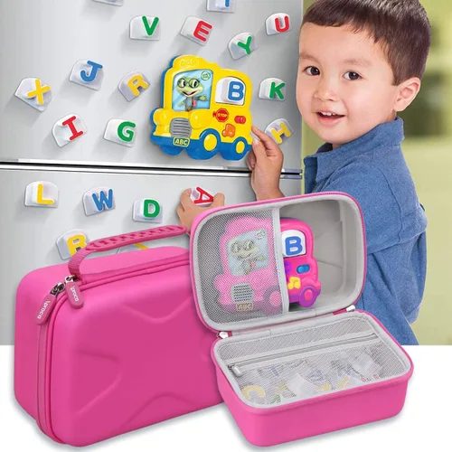 Miniatura 4 de Aproca Funda compatible con el juego de letras magnéticas LeapFrog Fridge Phonics, bolsa de almacenamiento portátil para accesorios (solo funda)