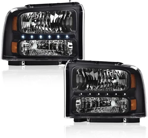 Miniatura 13 de GRAND ORANGE - Juego de faros delanteros, compatible con Ford F250 F350 F450 F550 1999-2004, para Ford Excursion 2000-2004, lado del conductor