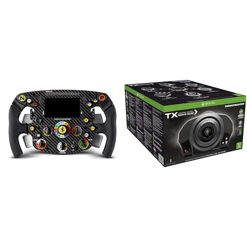 Miniatura 2 de Thrustmaster Ferrari SF 1000 Edition Formula Wheel Add On (XBOX Series X/S, One, Playstation 5, 4, Windows). + Thrustmaster T300 Servo Base