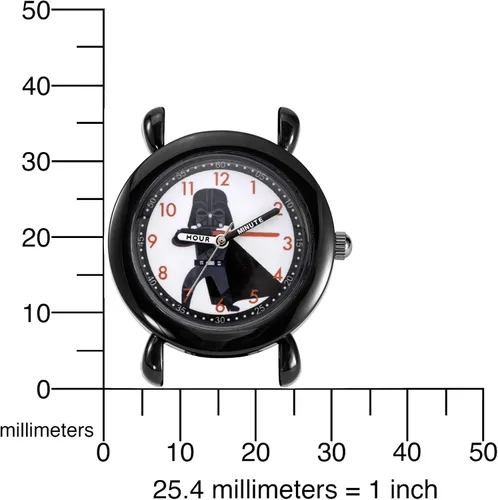 Miniatura 5 de STAR WARS Reloj de profesor de tiempo plástico para niños, reloj analógico de correa de silicona de cuarzo