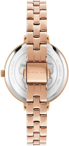 Miniatura 3 de Ted Baker Reloj de pulsera de oro rosa de acero inoxidable para mujer (Modelo BKPDSS3049I), Oro Rosa, Moderno