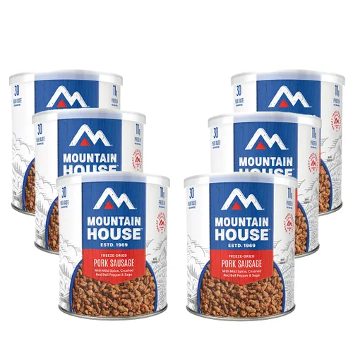 Miniatura 8 de Mountain House Fettuccine Alfredo liofilizado con pollo #10 lata – 9 porciones por lata – Alimento enlatado de supervivencia de emergencia