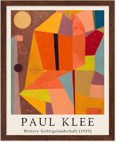 Miniatura 53 de Poster Master Póster vintage de Paul Klee – Impresión retro de cómicos – Arte de dibujo – Arte abstracto – Regalo para hombres y mujeres – Estilo-09